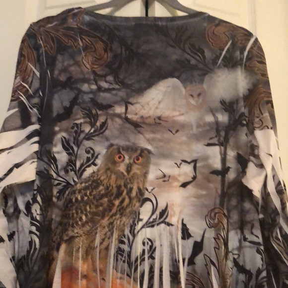 One world live and Let Live Halloween sparkle tiered top - Picture 6 of 7